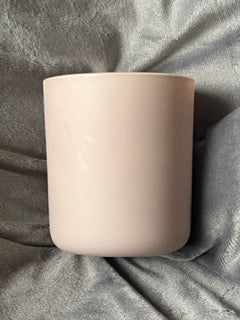 DAY TRIP / 12 oz blush ceramic candle w/ crackling wooden wick